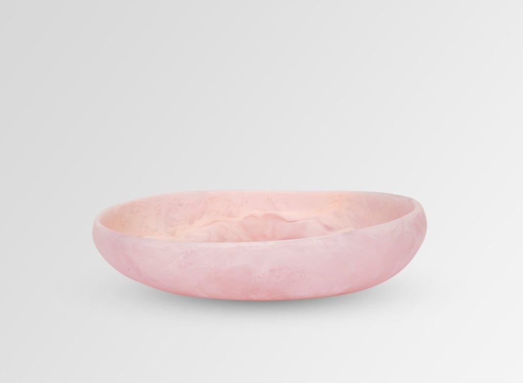 Medium Resin Earth Bowl - Shell Pink