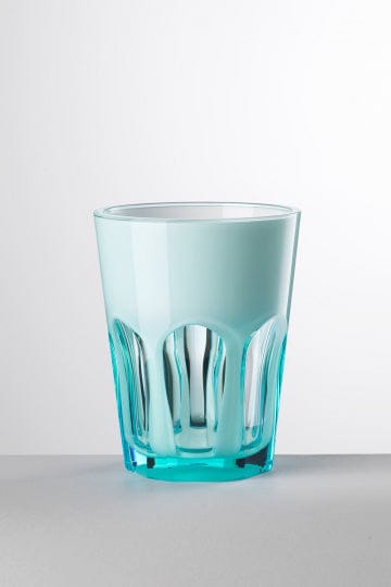 Mario Luca Giusti Set of 2 Double Face Acrylic Cups - Light Blue/White