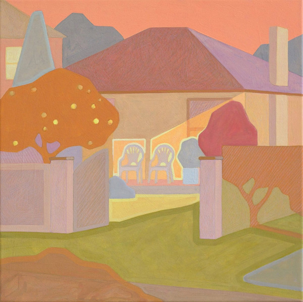 Two Chairs And A Lemon Tree - Original Art