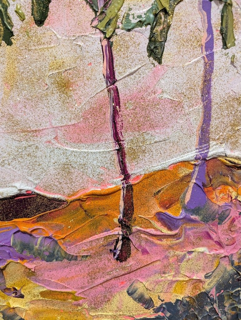 Shimmer Palms - Original Art