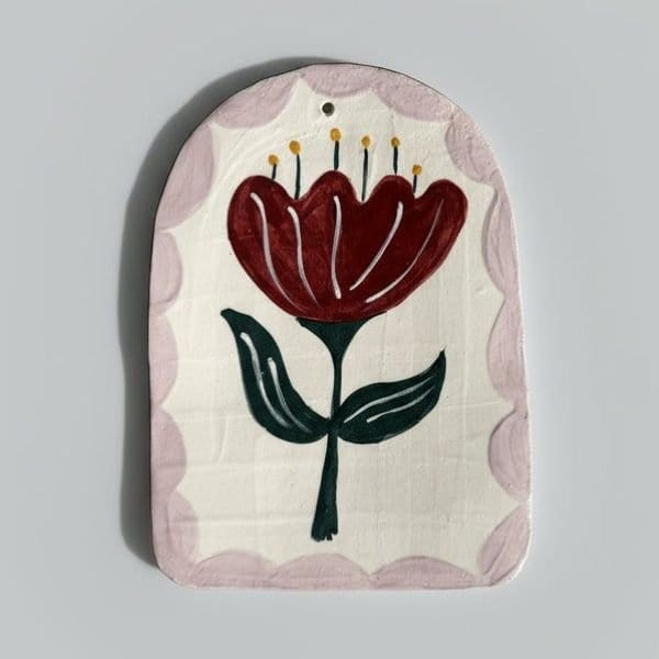 Art Tile - Framed Flower
