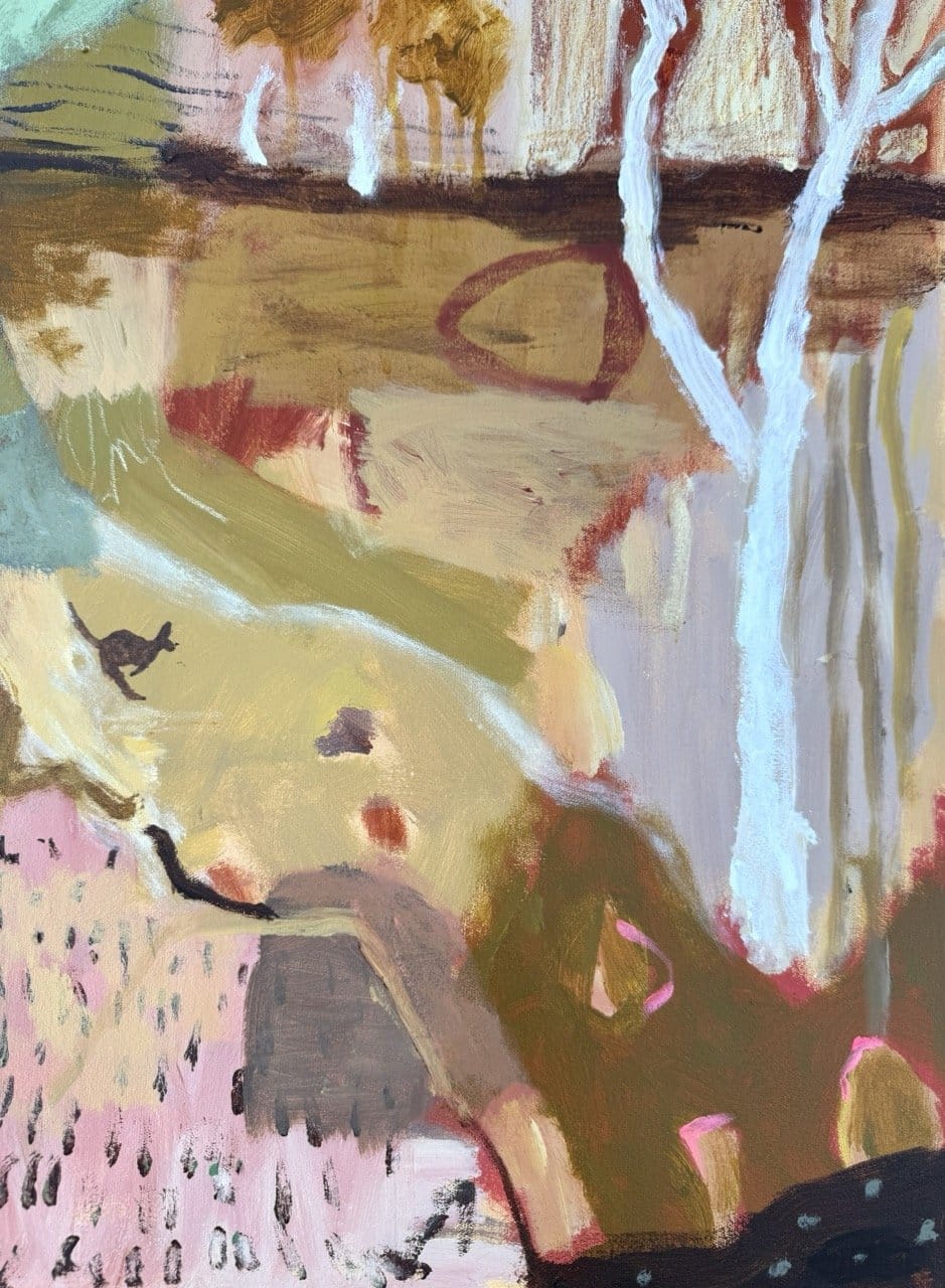 Sundown At Kings Canyon - Original Artwork-Original Art-Greta Hounslow-Greenhouse Interiors Pty Ltd