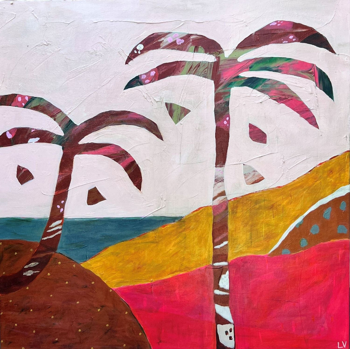 Sunkissed Palms - Original Art