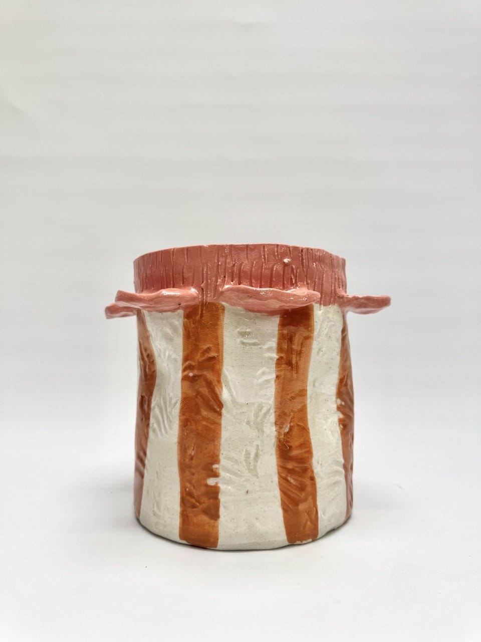 Ice / Flower Bucket 'Dusty Copper'-Ceramics-Lauren Barton-Greenhouse Interiors Pty Ltd