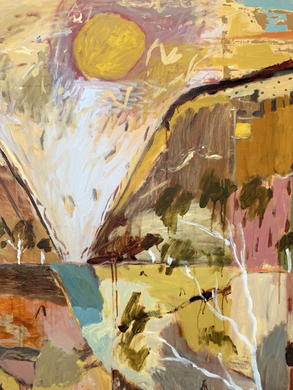 Ancient Gorge - Original Artwork-Original Art-Greta Hounslow-Greenhouse Interiors Pty Ltd