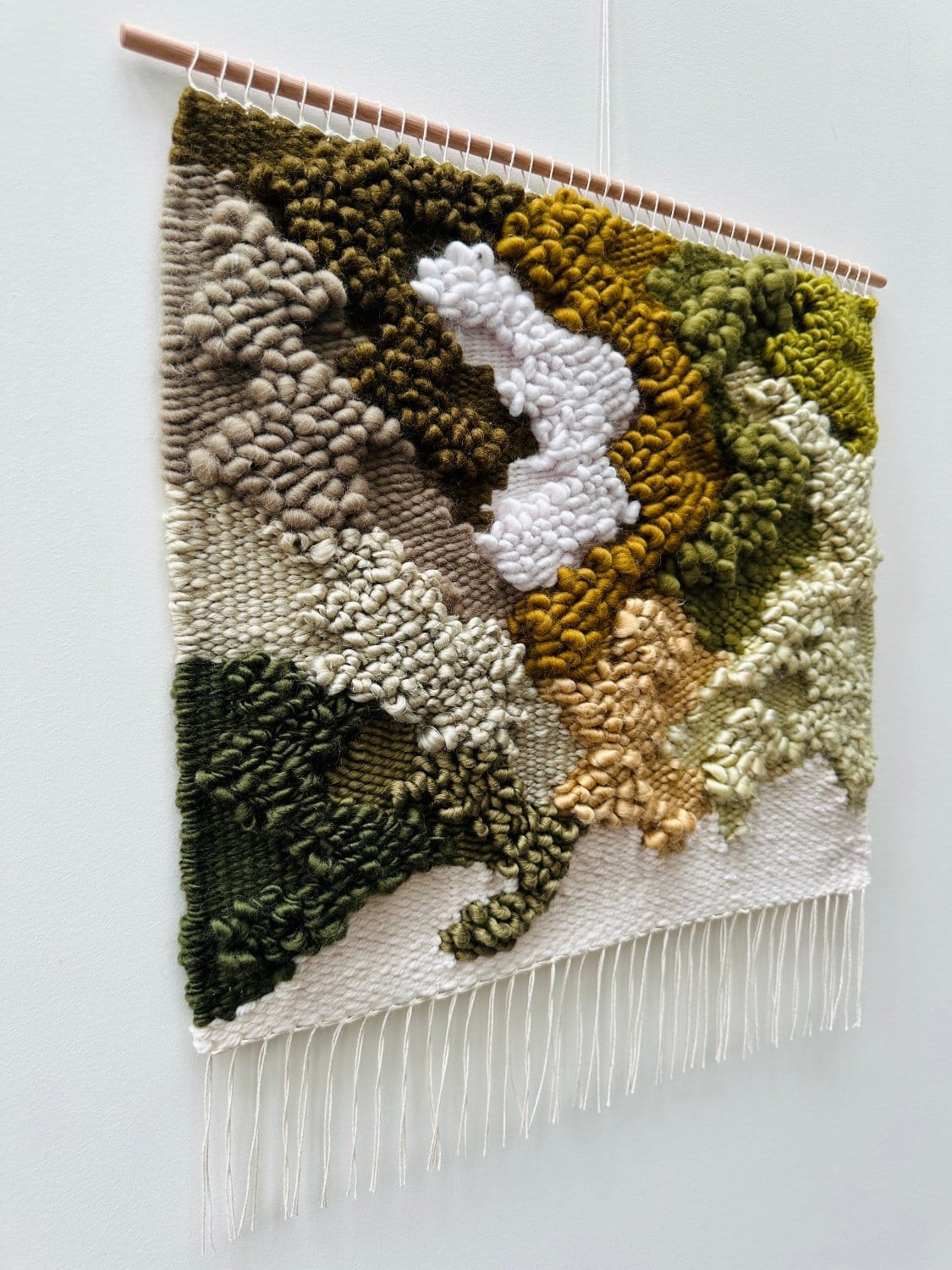 Moss 13 - Handwoven Art