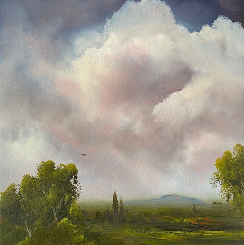 Pink Clouds Over The Midlands - Original Art