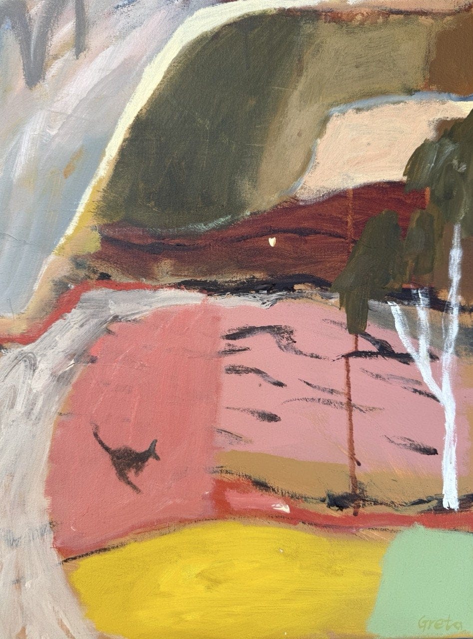 Track To Uluru - Original Artwork