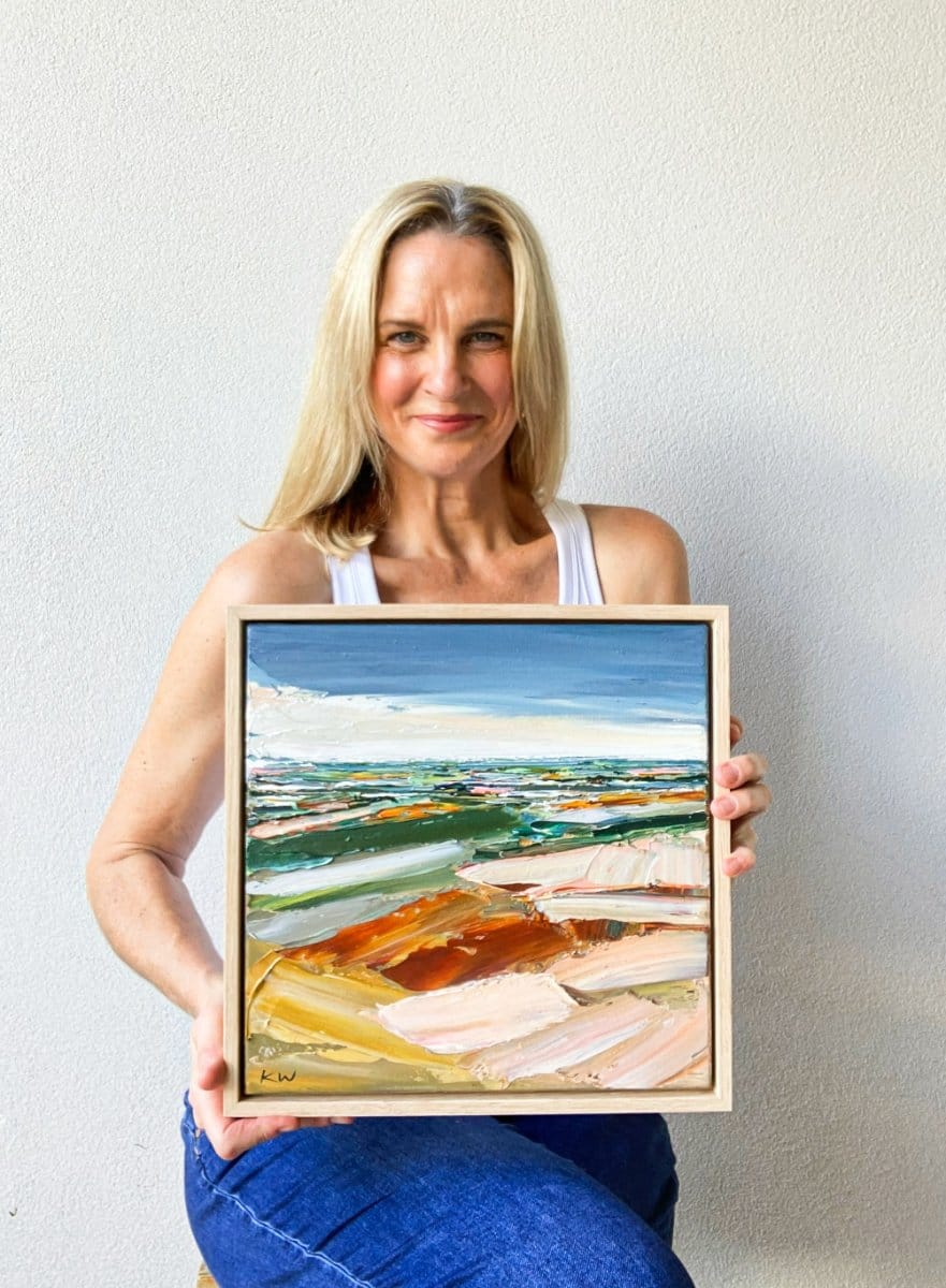 Blush Plains Original Artwork-Original Art-Katie Wyatt-Greenhouse Interiors Pty Ltd