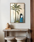The Girl In The Blue Skirt - Original Artwork