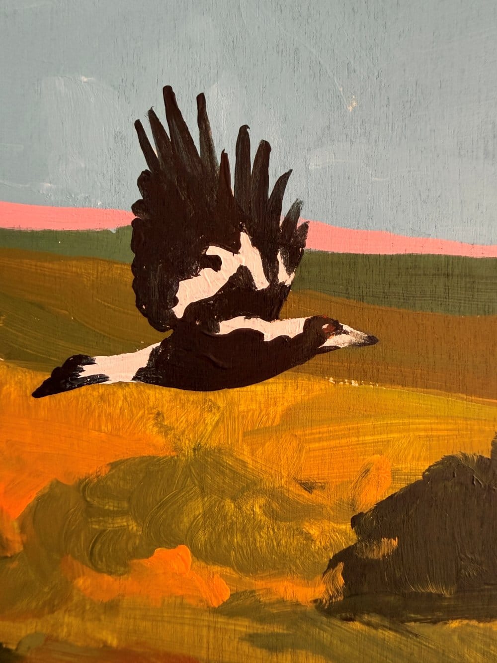 Skimming The Surface Of Heavy Ground - Original Artwork