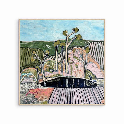 Jacky And The Magic Pond - Original Art