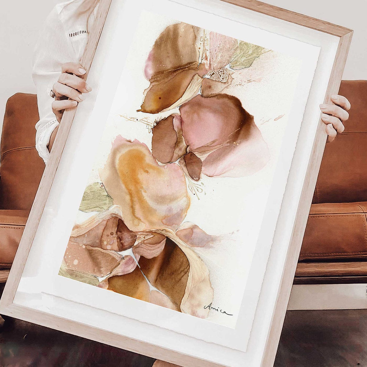 Delicate Power 1 - Framed Art Print