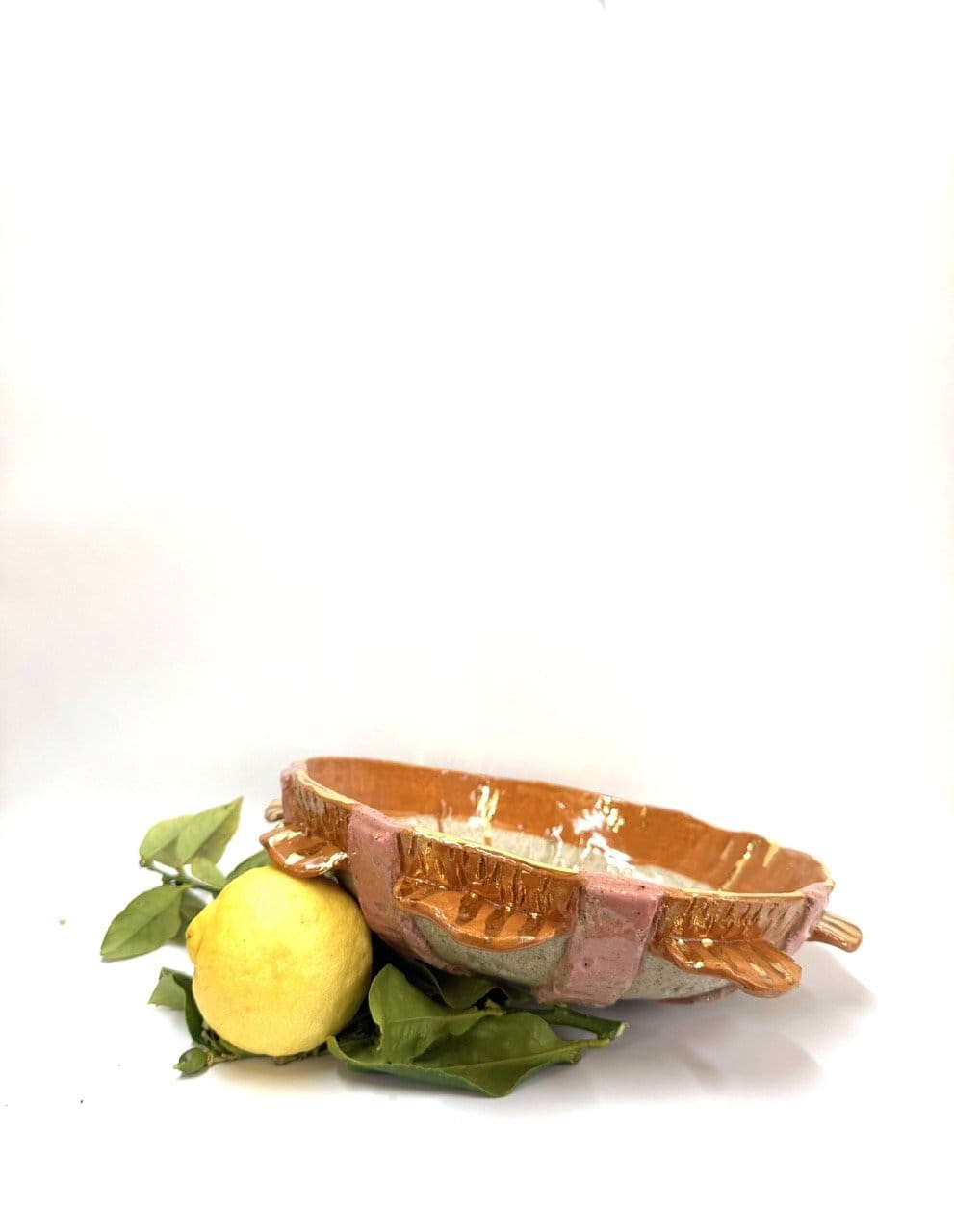Deluxe Salad Bowl - 'Copper Pink Gold'