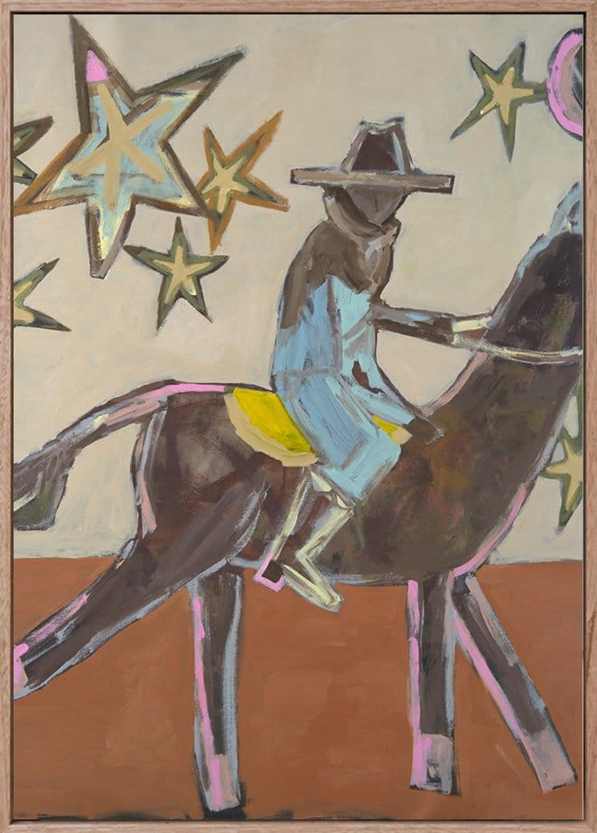 The Rider + Saffron - Limited Edition Print-Prints-Marcia Priestley-Greenhouse Interiors Pty Ltd