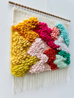 Rainbow Lands Mini 10 - Handwoven Art