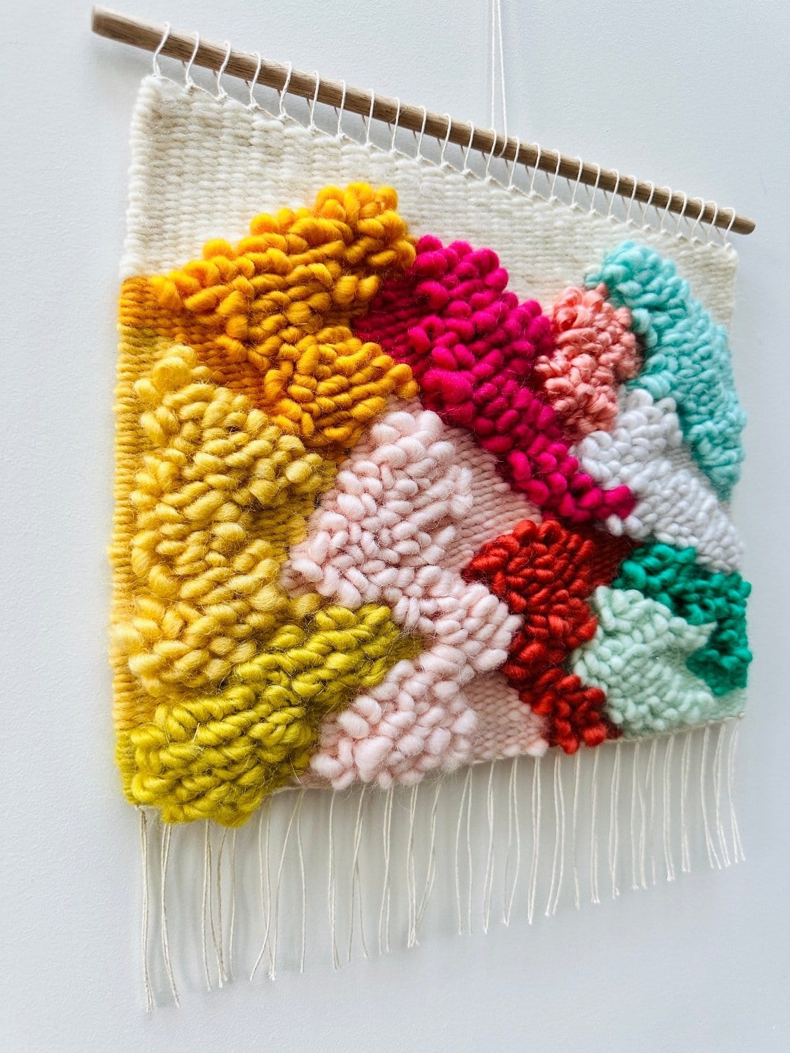 Rainbow Lands Mini 10 - Handwoven Art