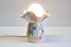 Ceramic Table Lamp - Daisy-Lighting-Rhiannon Gill-Greenhouse Interiors Pty Ltd