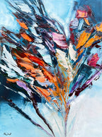 Midnight Bloom I Original Artwork-Original Art-Katie Wyatt-Greenhouse Interiors Pty Ltd