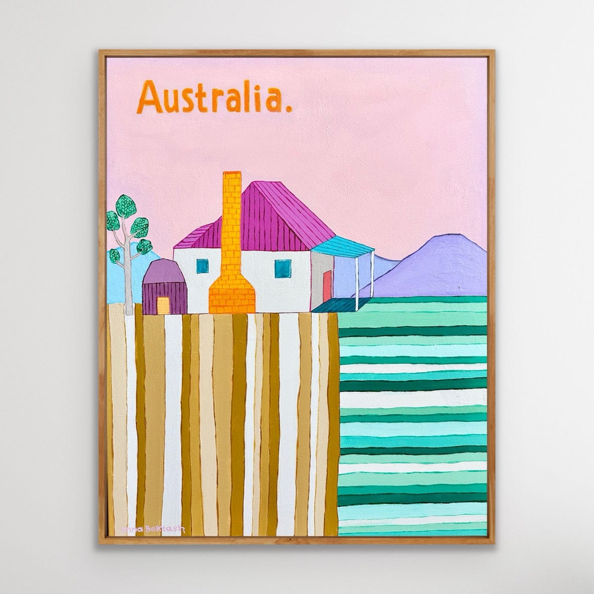 Australian Homestead - Original Art