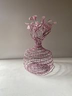 Woven Vase In Lilac