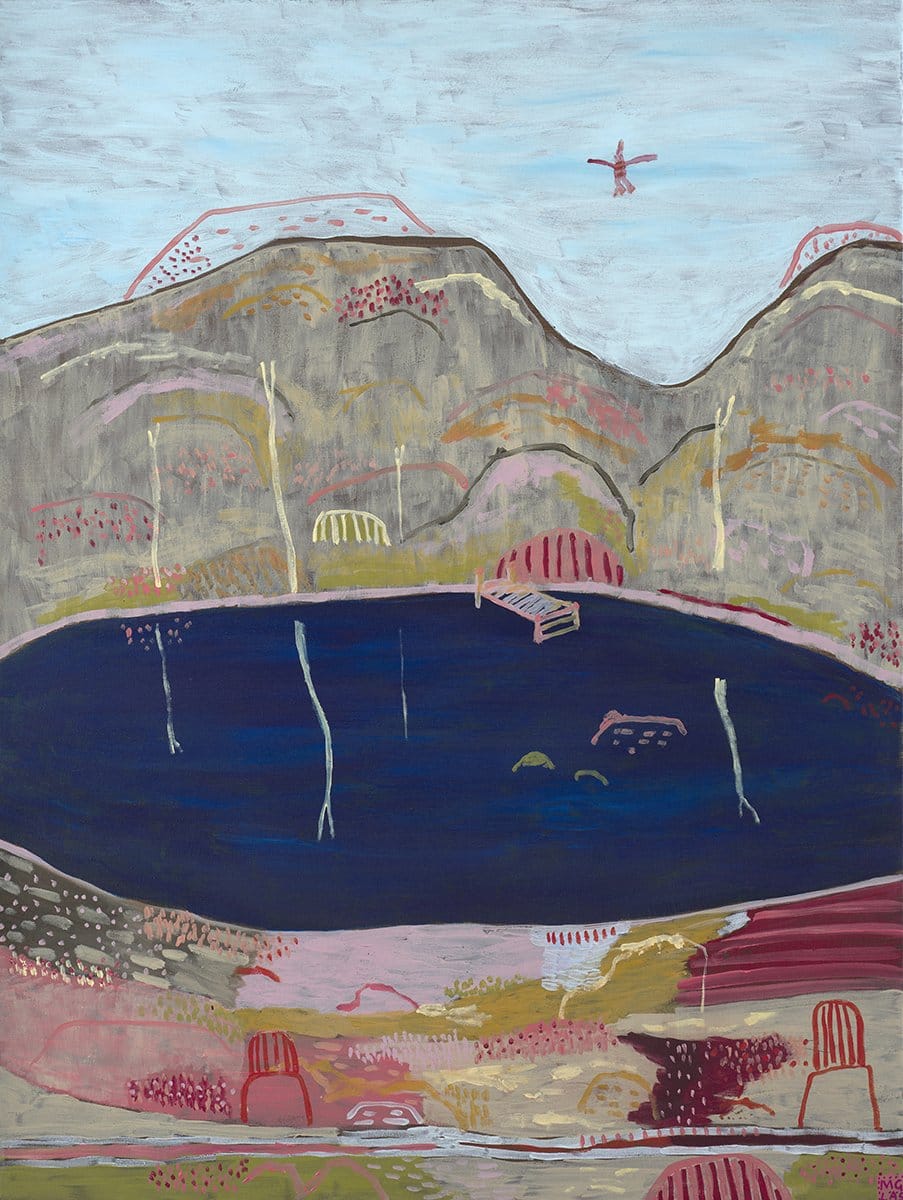 Derek Swims At The Res - Limited Edition Print