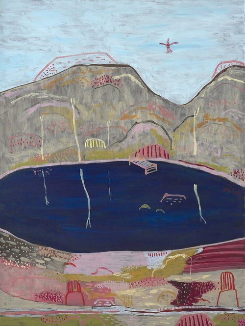 Derek Swims At The Res - Limited Edition Print