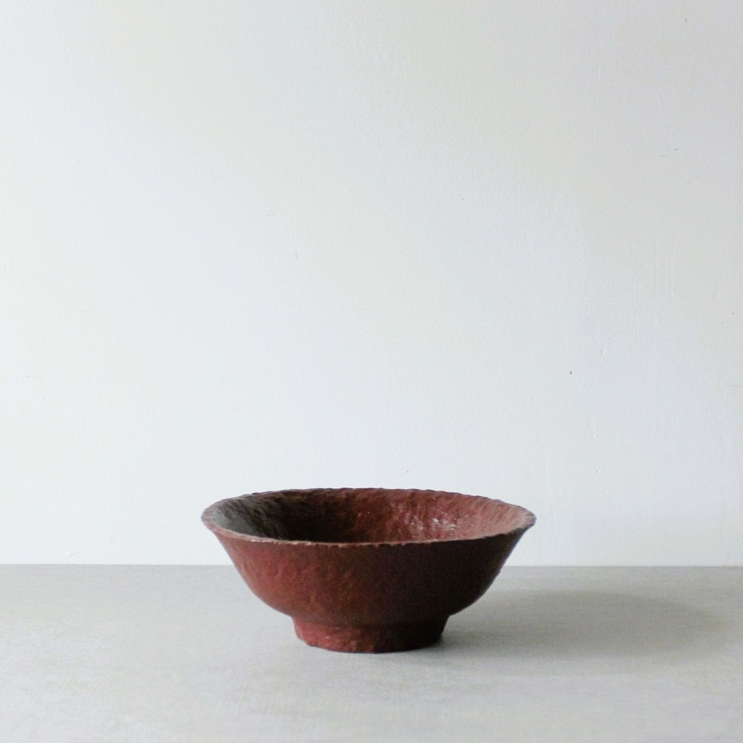 Footed Bowl - Dark Sienna