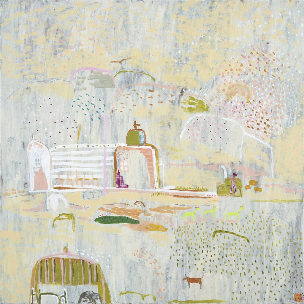 The Spanish Wedding - Original Painting-Original Art-Little Anvil Studios-Greenhouse Interiors Pty Ltd