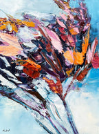 Midnight Bloom Ii Original Artwork-Original Art-Katie Wyatt-Greenhouse Interiors Pty Ltd