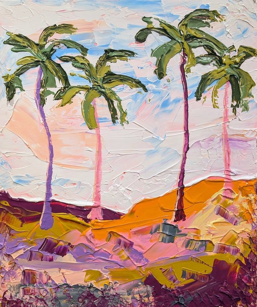 Summer Palms - Original Art