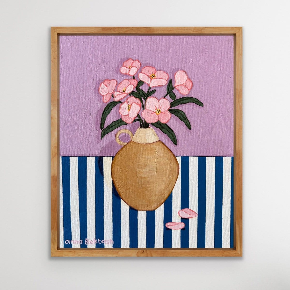 Stripes And Magnolia - Original Art