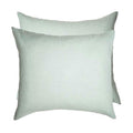 Linen Euro Pillowcase Set - Sea Mist-Bedding-Greenhouse-Greenhouse Interiors Pty Ltd