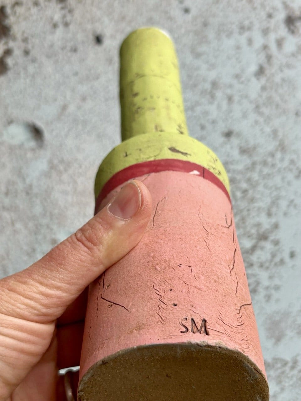 Flotsam Bottle - Chartreuse Blush