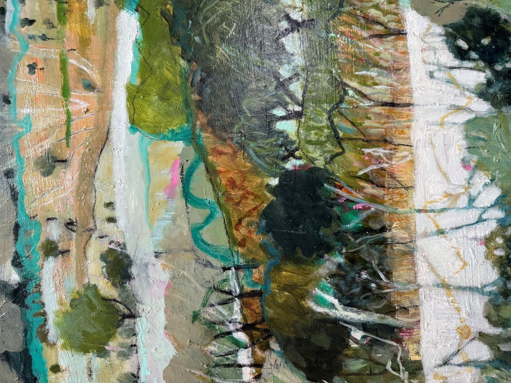 Those Years Of Green - Original Painting-Original Art-Elizabeth Primmer-Greenhouse Interiors Pty Ltd