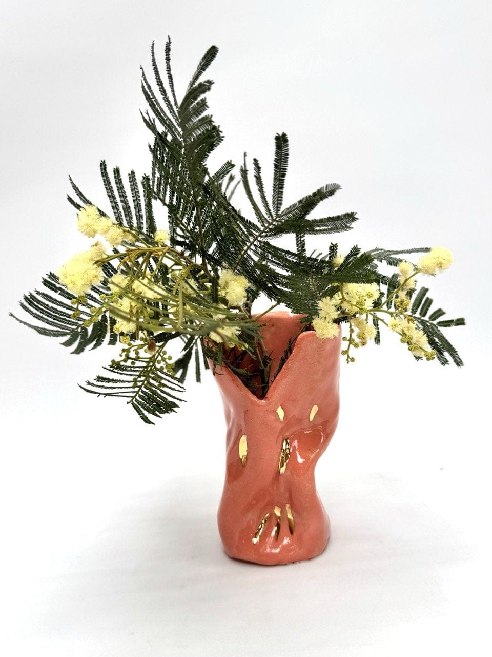 Mini Crush Vase 'Coral Gold'