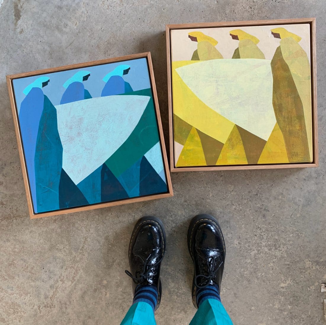 Just As Long As We're Together (Blue) - Original Art