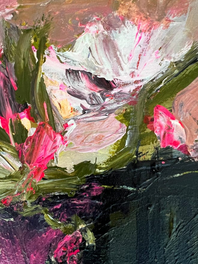 Flowers At Evening - Original Art