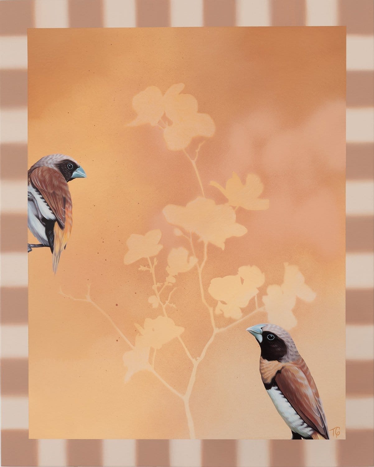 You're The Bert To My Ernie - Original Art-Original Art-Teneille Grace-Greenhouse Interiors Pty Ltd