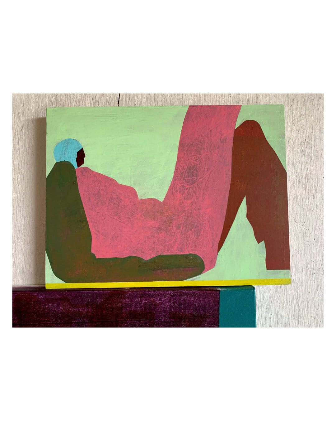 Sitting On Top Of The World (Pink) - Original Art