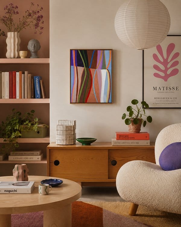 Between Pink And Orange - Original Art