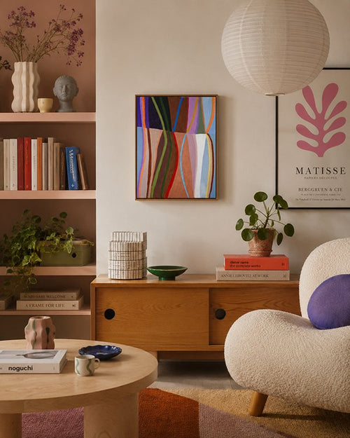 Between Pink And Orange - Original Art