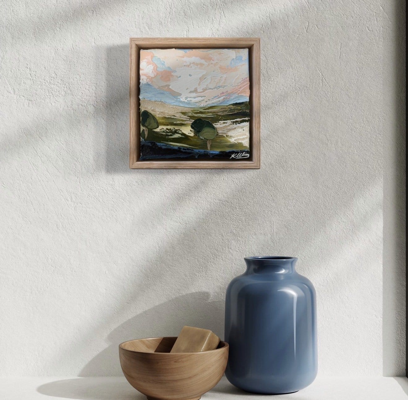 Hand In Hand - Original Art-Original Art-Katie Leavey-Greenhouse Interiors Pty Ltd