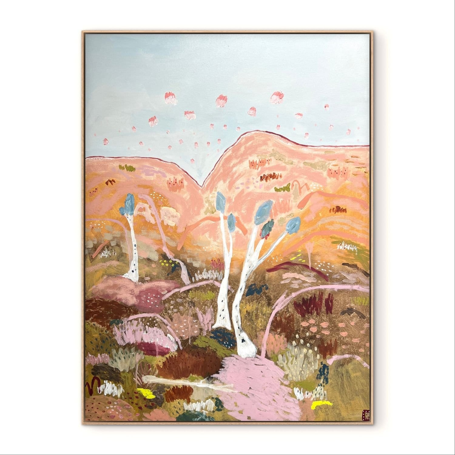 Garden Fever With Joan  Original Art-Original Art-Little Anvil Studios-Greenhouse Interiors Pty Ltd