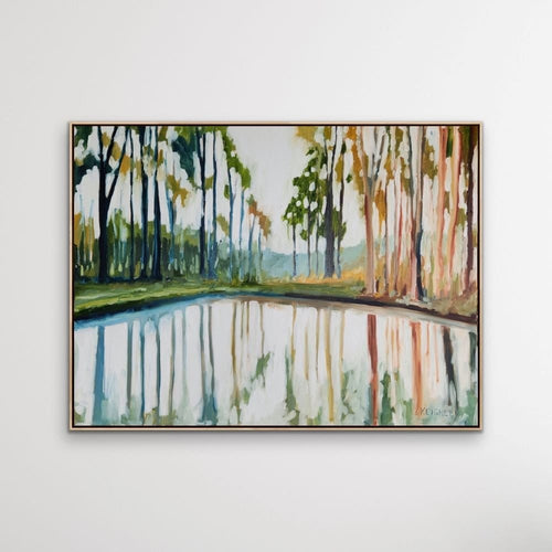 Held By Water - Original Art-Original Art-Michelle Keighley-Greenhouse Interiors Pty Ltd