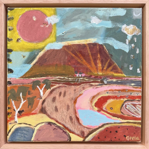 Opals & Red Ochre - Original Artwork
