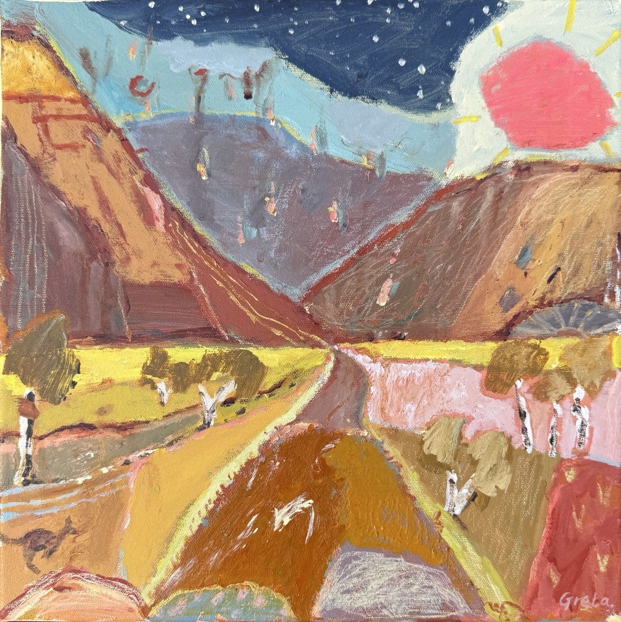 Red Ochre Country - Original Artwork