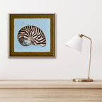 Caramel Stripe Conch - Original Art-Original Art-Aleisha Hobson-Greenhouse Interiors Pty Ltd