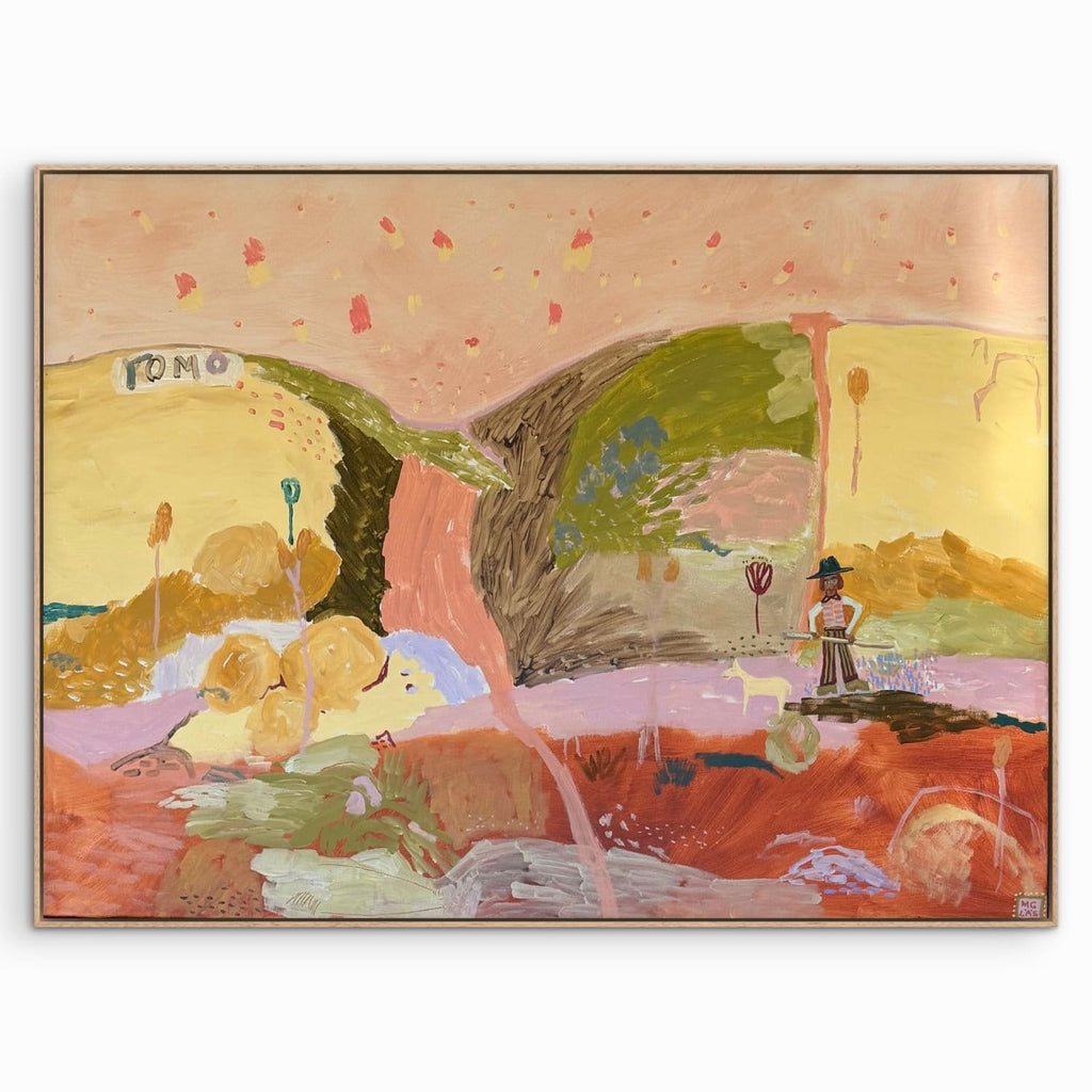 Angus and Long Hoof - Original Painting-Original Art-Little Anvil Studios-Greenhouse Interiors Pty Ltd