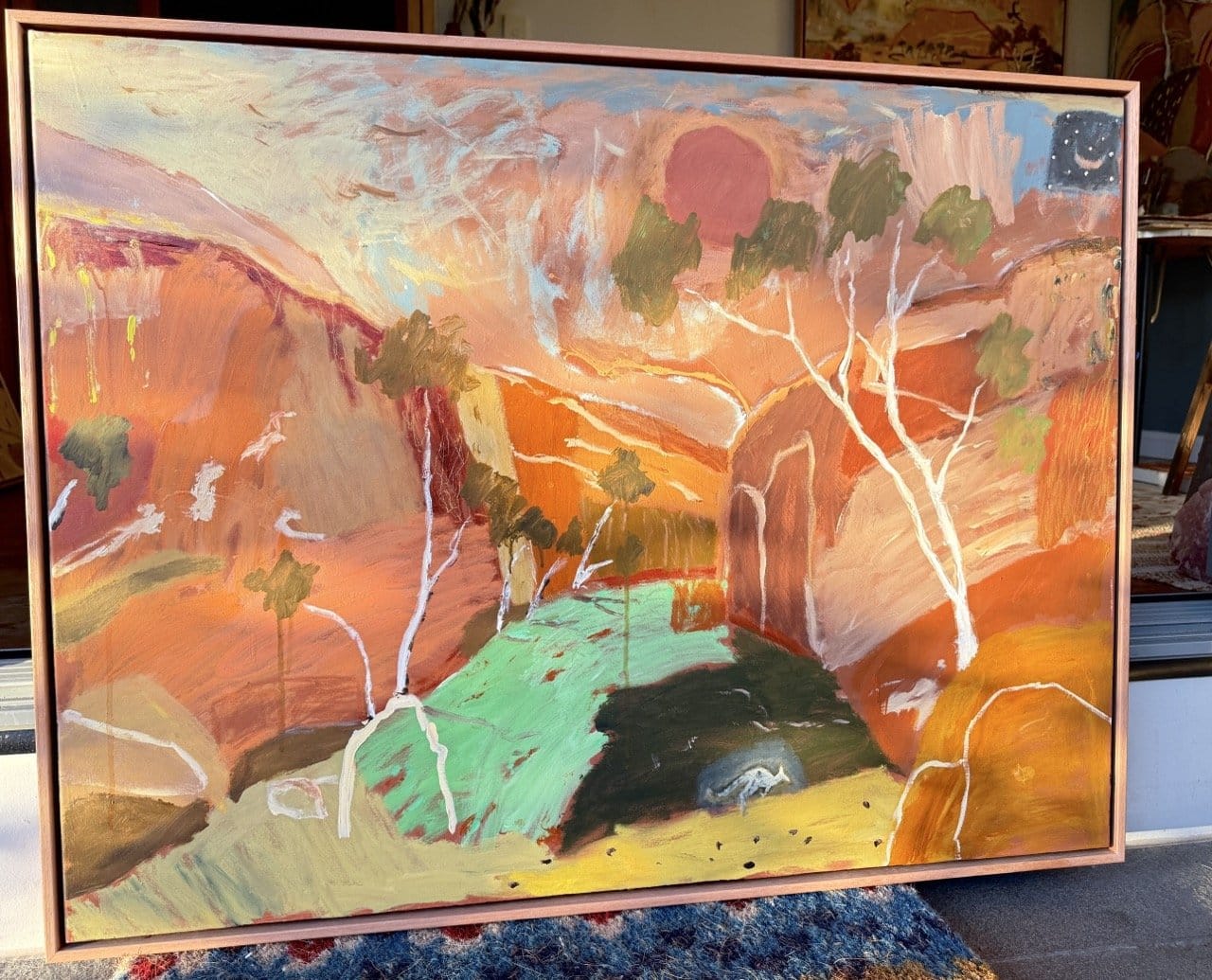 Song Of The Gorge - Original Artwork-Original Art-Greta Hounslow-Greenhouse Interiors Pty Ltd